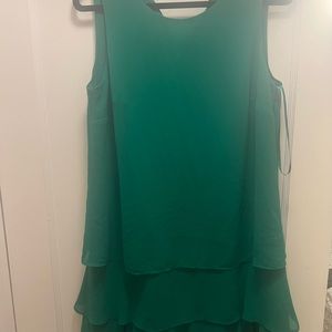 Ralph Lauren green ruffle minidress, NWT
